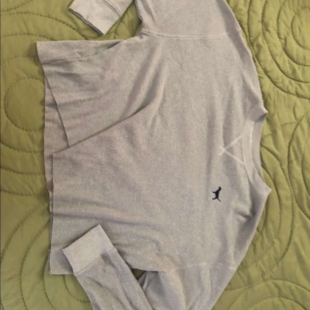 Pink Cropped WV crewneck